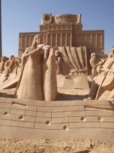 Sandskulptur Orchester - Detail